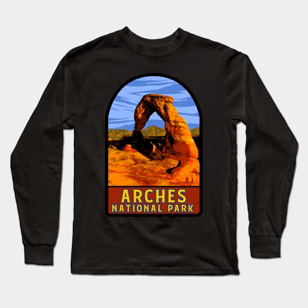 Arches National Park Utah Long Sleeve T-Shirt by Tonibhardwaj